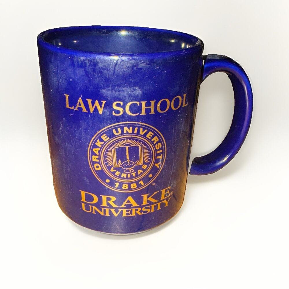 Drake University Law School Coffee Mug Blue